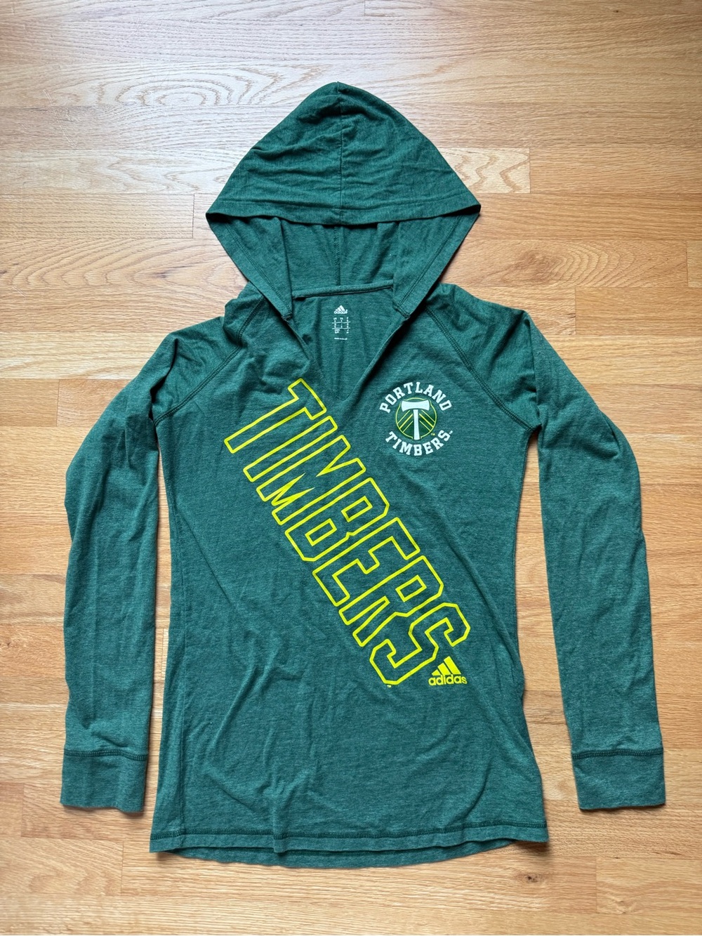 adidas Green Timbers Hooded Pullover
